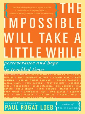 cover image of The Impossible Will Take a Little While